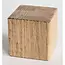 HOCHO Eikenhouten Kubus 60x60x60 mm – Voor Decoratie, Branding & Educatief Gebruik