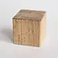 HOCHO Eikenhouten Kubus 60x60x60 mm – Voor Decoratie, Branding & Educatief Gebruik