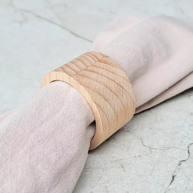 HOCHO Beukenhouten Servetring ∅50 mm – Luxe Tafeldecoratie