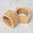 HOCHO Eikenhouten Vierkante Servetring 50x50x30 mm – Stijlvolle Tafeldecoratie