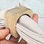 HOCHO Eikenhouten Vierkante Servetring 50x50x30 mm – Stijlvolle Tafeldecoratie