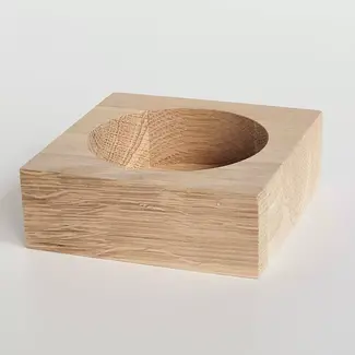 HOCHO Eikenhouten Wijnhouder 110x110x40 mm – Elegant en Functioneel