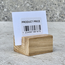 HOCHO Eikenhouten Mini Kaartenhouder 34 mm – Stijlvolle en Functionele Display