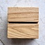 HOCHO Eikenhouten Kaartenhouder 60x60x60 mm – Luxe en Functioneel