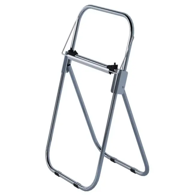 HENDI Vrijstaande handdoekdispenser – RVS – Antislip – Gekartelde rand – Voor rollen tot 430 mm