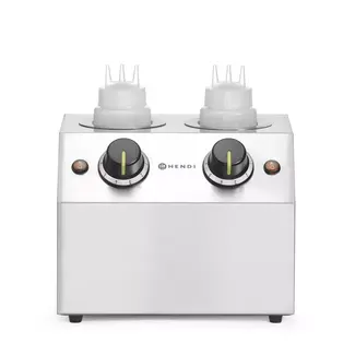 HENDI Dubbele sauswarmer – roestvrij staal – 1,3L – instelbare temperatuur – 220-240V – 400W