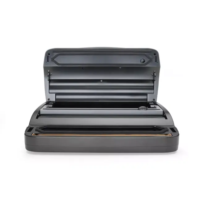 HENDI Compacte vacuümmachine – ingebouwde rolcontainer – dubbele sealtijd en vacuümkracht – 385x205x95 mm