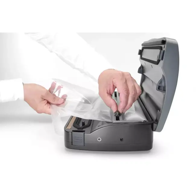 HENDI Compacte vacuümmachine – ingebouwde rolcontainer – dubbele sealtijd en vacuümkracht – 385x205x95 mm