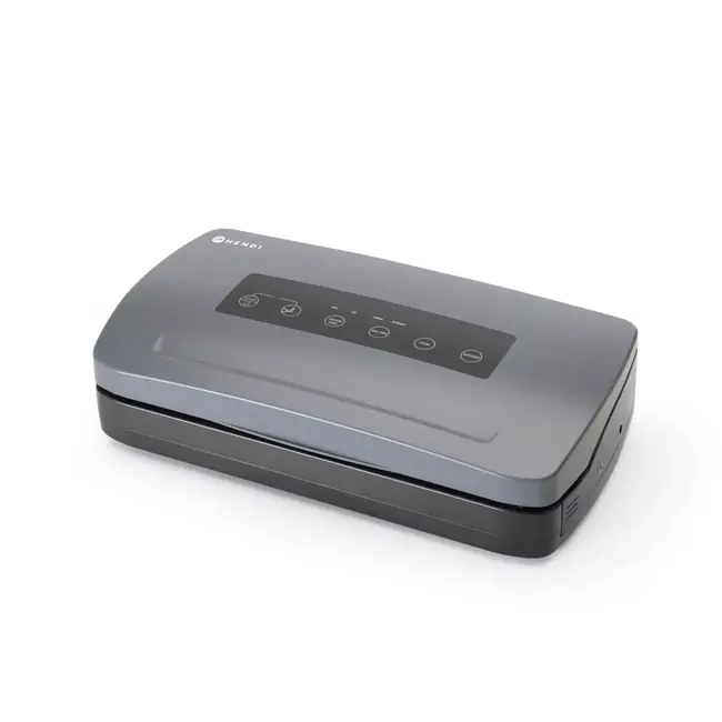 HENDI Compacte vacuümmachine – ingebouwde rolcontainer – dubbele sealtijd en vacuümkracht – 385x205x95 mm