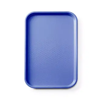 AmerBox Fastfooddienblad – Polypropyleen – GN 1/1 – Antislip – Blauw – 530x325 mm