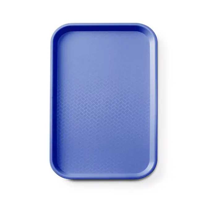 AmerBox Fastfooddienblad – Polypropyleen – GN 1/1 – Antislip – Blauw – 530x325 mm