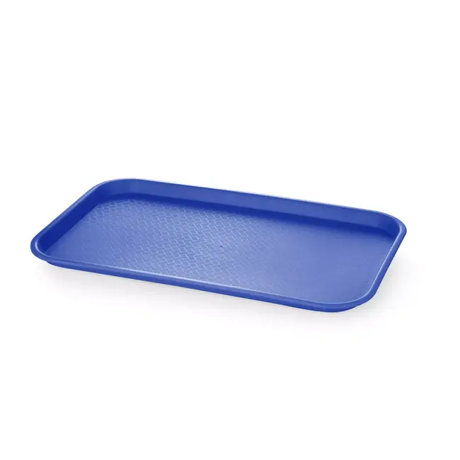 AmerBox Fastfooddienblad – Polypropyleen – GN 1/1 – Antislip – Blauw – 530x325 mm