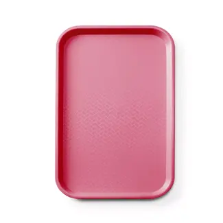 AmerBox Fastfooddienblad polypropyleen GN 1/1 rood met antisliplaag