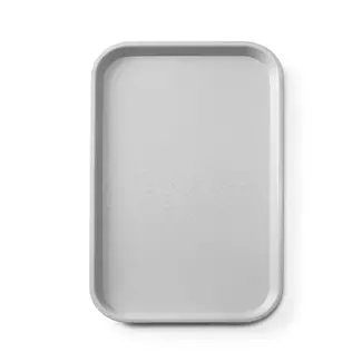 AmerBox Fastfooddienblad polypropyleen GN 1/1 lichtgrijs met antisliplaag