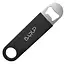 BarUp Zwarte bar blade met antislip grip – 180x40 mm – ideaal voor flair bartending