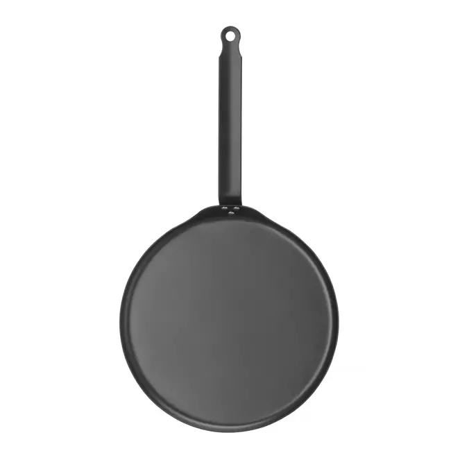 HENDI Crêpepan – Carbon staal – Ergonomische handgreep – 520x282 mm – Voor alle warmtebronnen