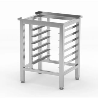HENDI Onderstel voor ovens – Roestvrij staal – GN 2/3 – Verstelbare hoogte – 550x465x700 mm