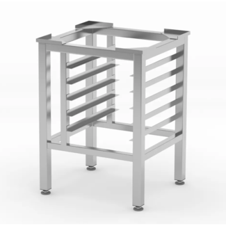 HENDI Onderstel voor ovens – GN 1/1 – Roestvrij staal – Verstelbare hoogte – 610x560x620 mm