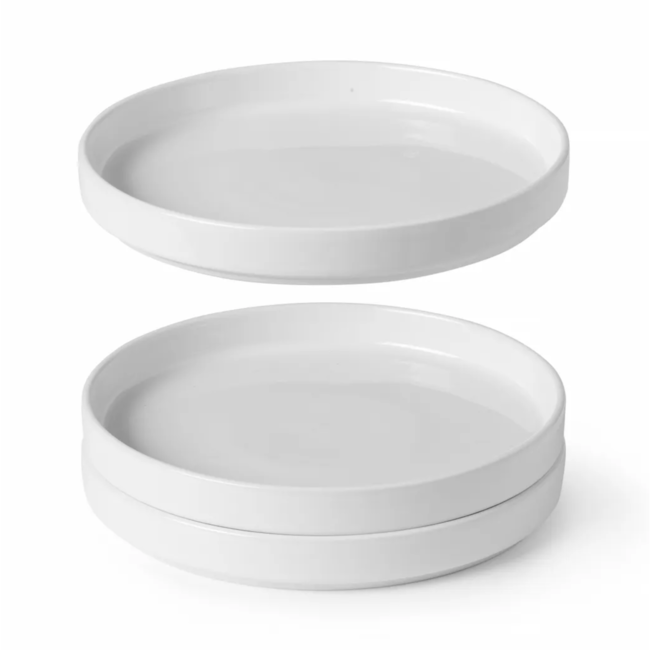 HENDI Bord met hoge rand – wit porselein – Ø280 mm – vaatwasser- en magnetronbestendig