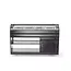 Arktic Saladebuffet display – Roestvrij staal & multiplex – 4 GN 1/1 containers – Verlichting & zwenkwielen – 1490x765x1370 mm