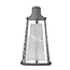 HENDI Vierzijdige rasp met container – roestvrij staal – antislipbasis – 158x130x310 mm