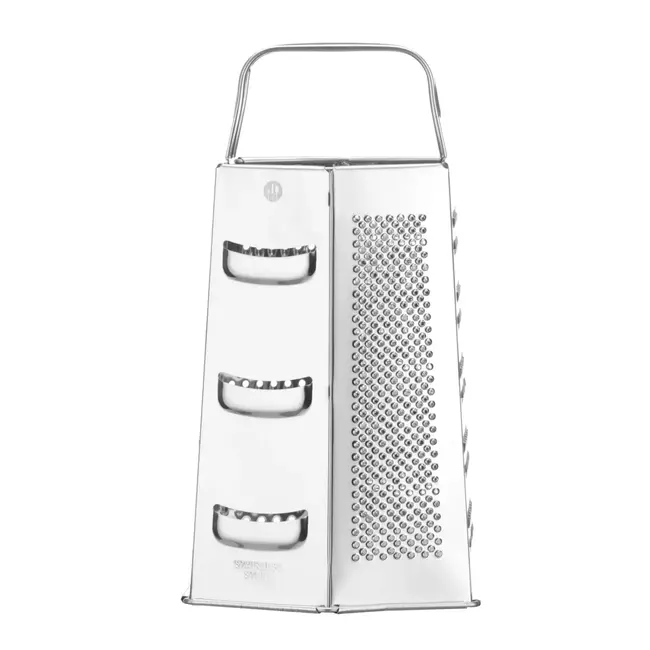 HENDI Zeszijdige rasp – veelzijdig roestvast staal – 135x113x215 mm – vaatwasmachinebestendig