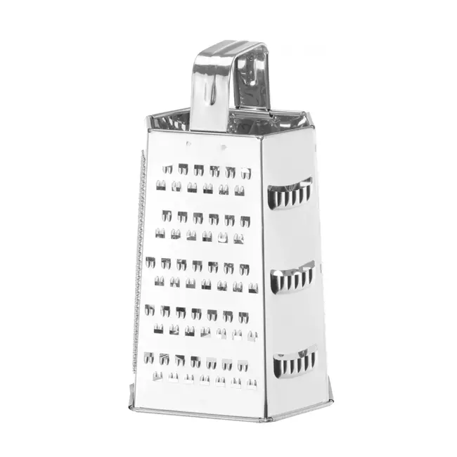 HENDI Zeszijdige rasp – veelzijdig roestvast staal – 135x113x215 mm – vaatwasmachinebestendig