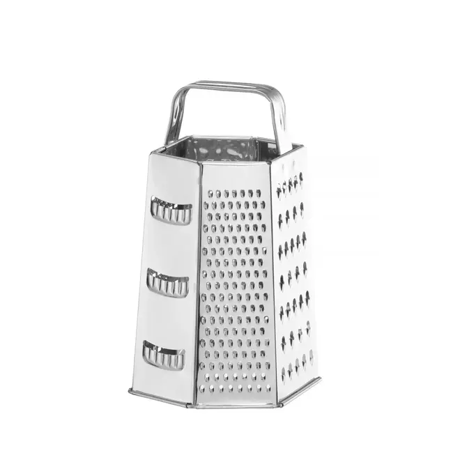 HENDI Zeszijdige rasp – veelzijdig roestvast staal – 135x113x215 mm – vaatwasmachinebestendig