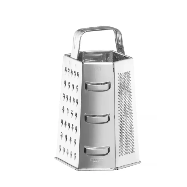 HENDI Zeszijdige rasp – veelzijdig roestvast staal – 135x113x215 mm – vaatwasmachinebestendig