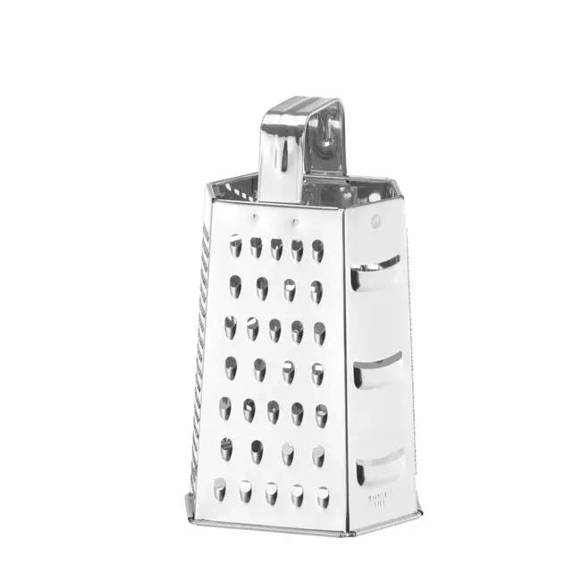 HENDI Zeszijdige rasp – veelzijdig roestvast staal – 135x113x215 mm – vaatwasmachinebestendig