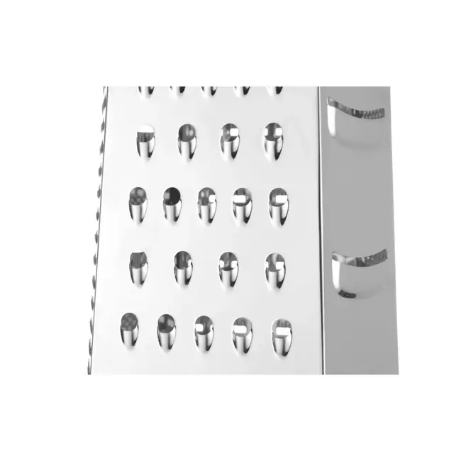 HENDI Zeszijdige rasp – veelzijdig roestvast staal – 135x113x215 mm – vaatwasmachinebestendig