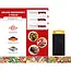 Eikaso Solingen Slagersmessenset Rood – 3-Delig – Molybdeenstaal IJsgehard – Antislip Handgreep – Incl. Messentas