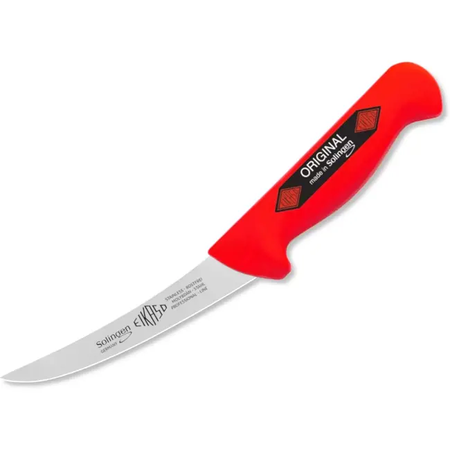Eikaso Solingen 10-delige Slagersmessenset – Rood Handvat – Molybdeenstaal – Ontbenen, Villen, Snijden – Solingen