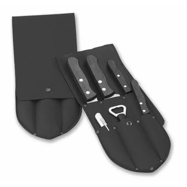 Déglon Lege messenhouder – stijlvol imitatieleer – Bruin of Zwart – capaciteit 6 stuks – duurzaam ontwerp