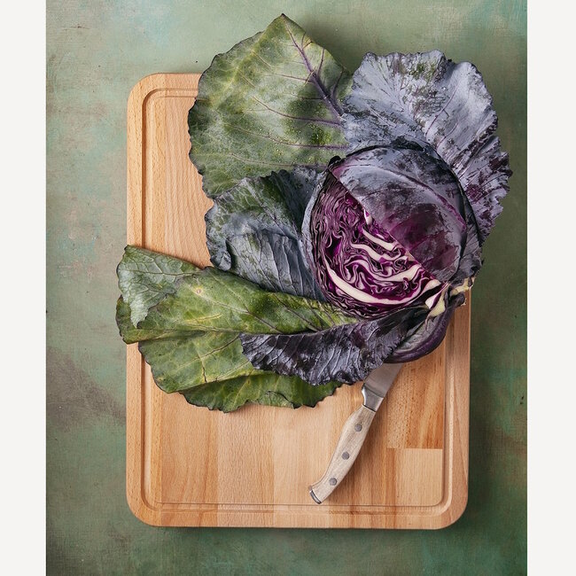 HOCHO Snijplank – Beukenhout – 400x300x30 mm – Met Sapgeul & Olie Afwerking – Serie Grove