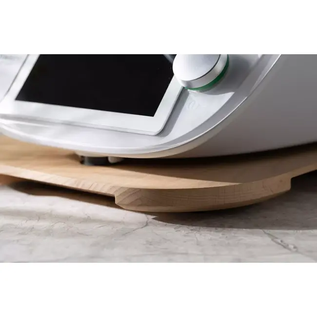 HOCHO Sliding Board – Beukenhout – 340x300x20 mm – Voor Thermomix TM5 & TM6 – Met Glijders en Voetjes