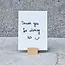 HOCHO Kaartenhouder – Beukenhout – 34x30x20 mm – Mini Display – Hardwax Afwerking