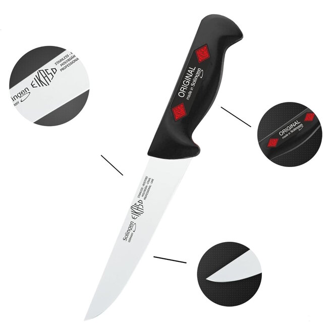 Eikaso Solingen Messenset – 2-delige Slagersmessenset – Uitbeenmes 10 cm & Vleesmes 13 cm – Solingen