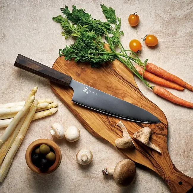 Yaxell Hana – 2-delige Messenset – Santokumes 16,5 cm & Universeelmes 12 cm – Damaststaal – Japanse Topkwaliteit