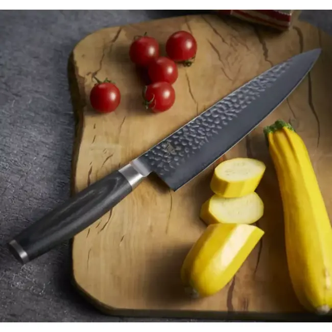 Yaxell Taishi – 2-delige Messenset – Koksmes 20 cm & Universeelmes 12 cm – VG-10 – Gehamerd Lemmet – Japans Design