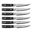 Yaxell Ran Steakmessen Set - 6 Messen met Houder - Japanse Kwaliteit