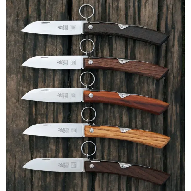 Robert Herder IBEX 80 – Zakmes – Carbonstaal – Gerookt eiken handvat – Ratchet-Lock