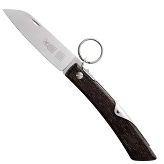 Robert Herder IBEX 80 – Zakmes – Carbonstaal – Gerookt eiken handvat – Ratchet-Lock