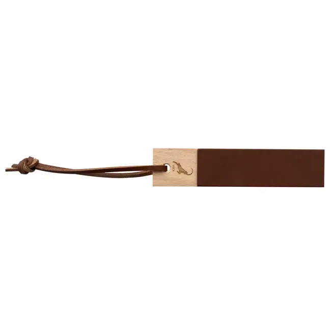 Robert Herder IBEX Pocket Strop Paddle – Natuursteen en Leer – Korrel 1000 – Fijn 10 micron – 135x30x18 mm