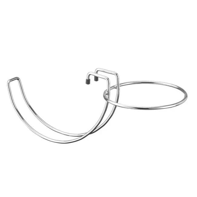 BarUp Wijnkoeler tafelbeugel - roestvast staal - rubber bescherming - ⌀180 mm - verchroomd