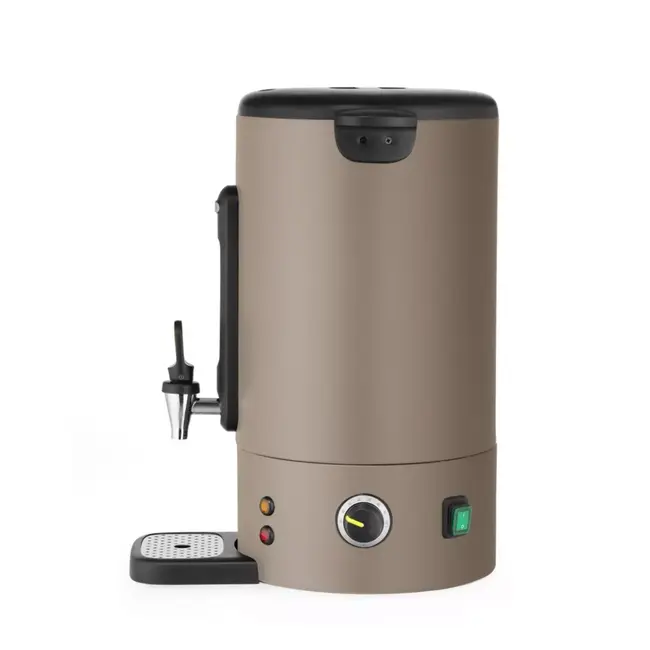 HENDI UNIQ - Warme dranken ketel - Non-drip kraan - 16L - Taupe - Roestvast staal