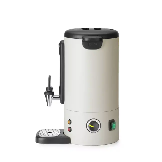 HENDI Warme dranken ketel - 9L - roestvrij staal - non-drip kraan - lichtgrijs