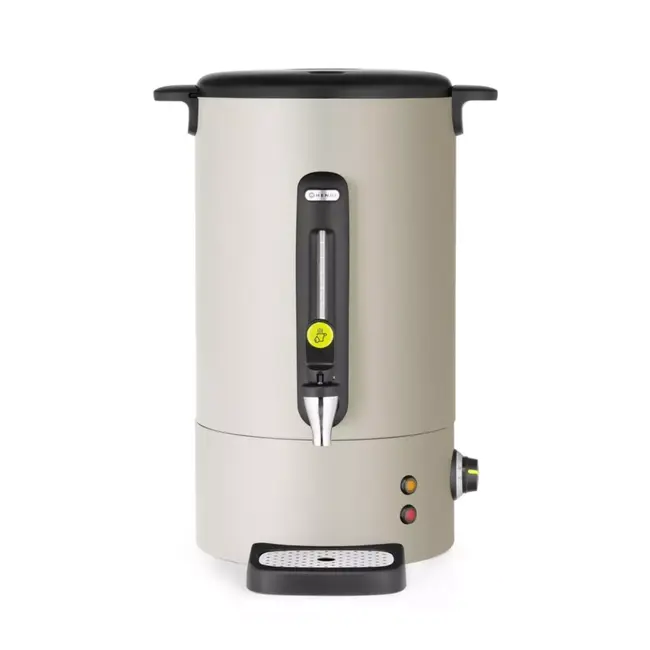 HENDI Warme dranken ketel - 16L - non-drip kraan - roestvast staal - lichtgrijs