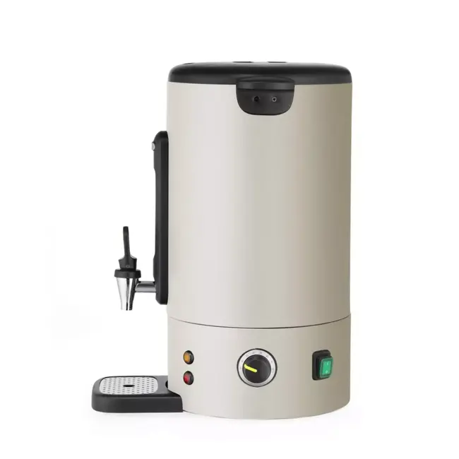 HENDI Warme dranken ketel - 16L - non-drip kraan - roestvast staal - lichtgrijs