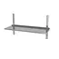 HENDI Wandplank verstelbaar, enkel, met 2 steunen, HENDI, 3 st., 1200x300x(H)600mm